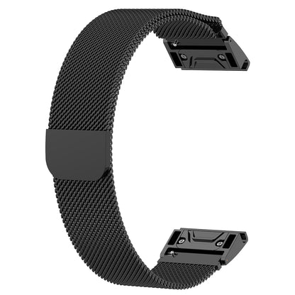 Techsuit W009 Strap for Garmin Watch Fenix / Forerunner Series, 22mm, Black
