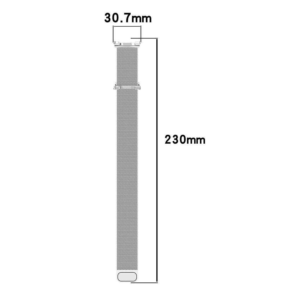 Techsuit W009 Strap for Samsung Galaxy Watch 8 Classic / Watch8 44mm / Watch 8 40mm, Silver