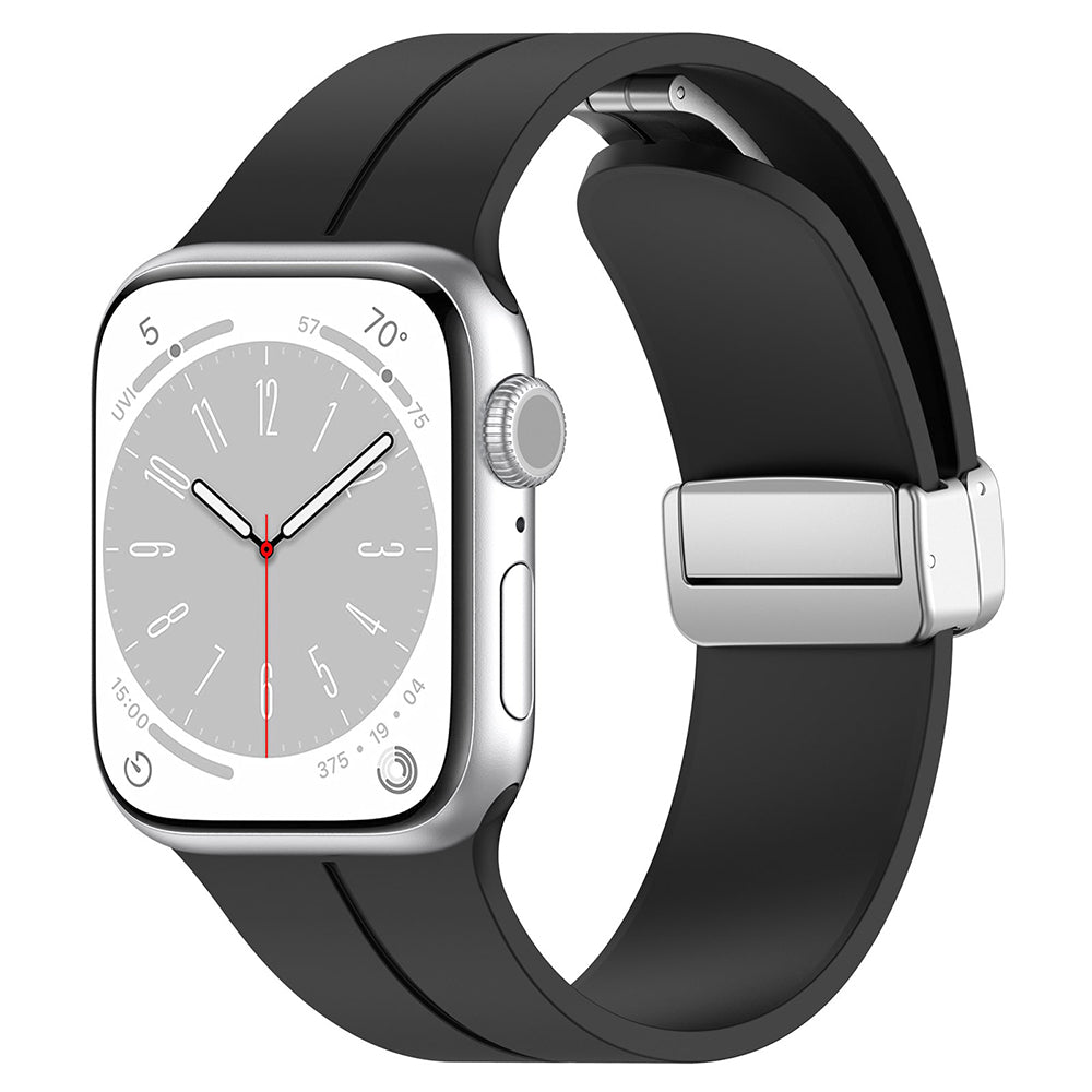 Techsuit W011 Strap for Apple Watch 49mm / 46mm / 45mm / 44mm / 42mm Series, Black