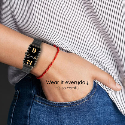 Techsuit W012 Strap for Apple Watch 49mm / 46mm / 45mm / 44mm / 42mm Series, Black