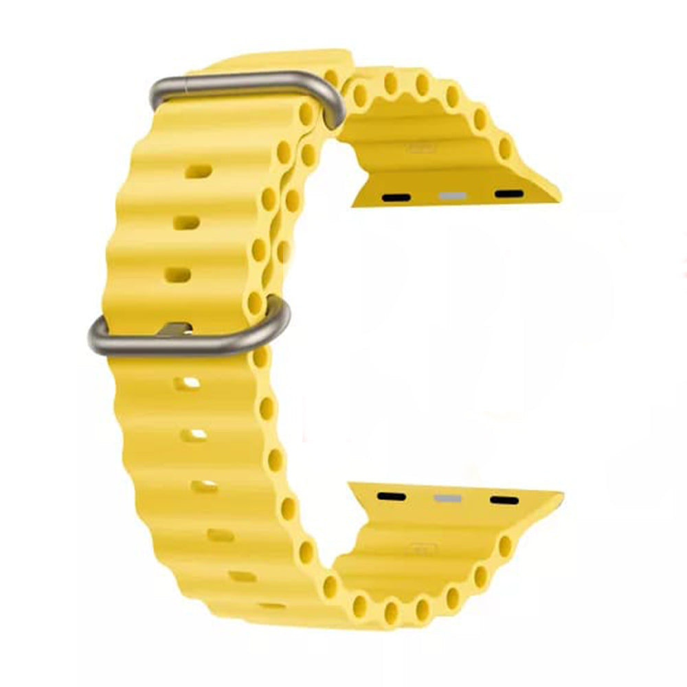 Techsuit W038 Strap for Apple Watch 42mm / 41mm / 40mm / 38mm Series, Yellow