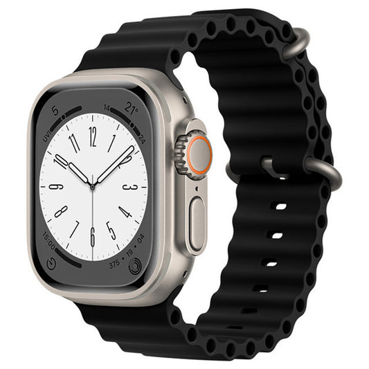 Techsuit W038 Strap for Apple Watch 42mm / 41mm / 40mm / 38mm Series, Black