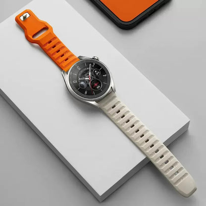 Techsuit W050 Strap for Huawei Watch / Xiaomi Watch Series, 22mm, Beige Orange
