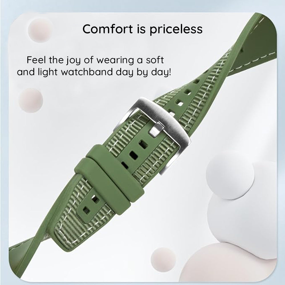 Techsuit W051 Strap for Apple Watch 42mm / 41mm / 40mm / 38mm Series, Green