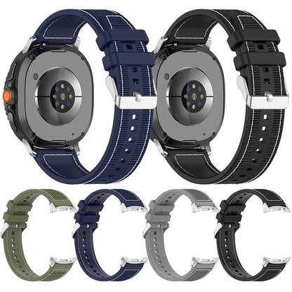 Techsuit W051 Strap for Samsung Galaxy Watch 8 Classic / Watch8 44mm / Watch 8 40mm, Dark Blue