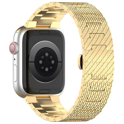 Techsuit W052 Strap for Apple Watch 49mm / 46mm / 45mm / 44mm / 42mm Series, Gold