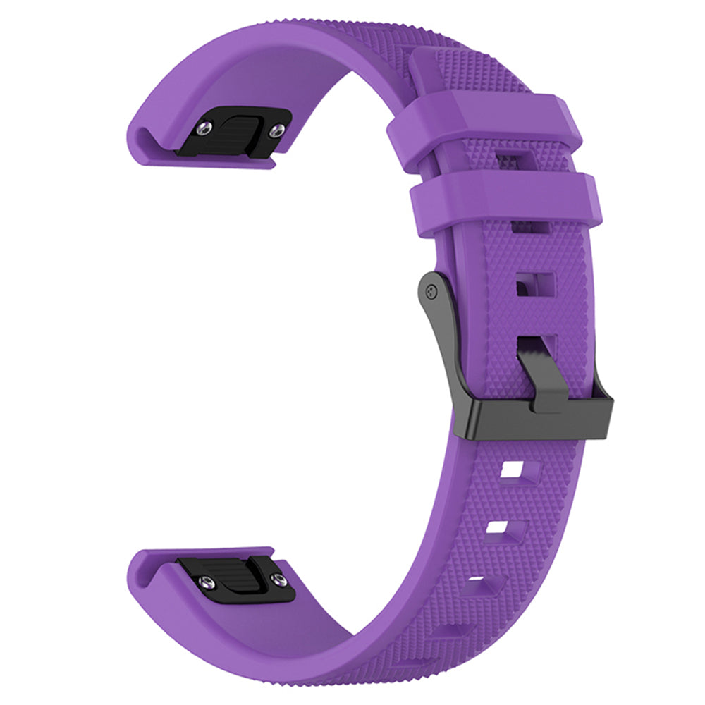 Techsuit W058 Strap for Garmin Watch Fenix Series, 26mm, Purple