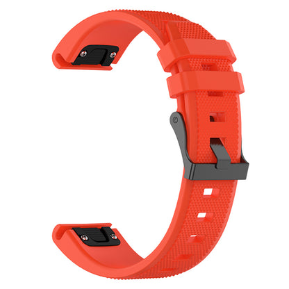 Techsuit W058 Strap for Garmin Watch Fenix Series, 26mm, Orange
