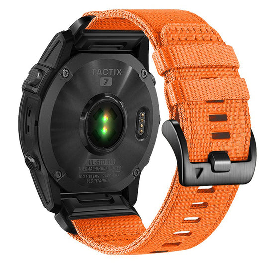 Techsuit W070 Strap for Garmin Watch Fenix Series, 26mm, Orange