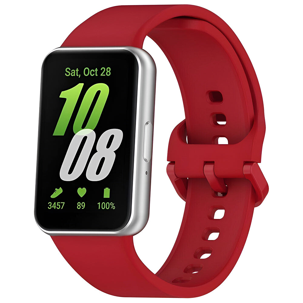 Techsuit W086 Strap for Samsung Galaxy Fit3 R39M, Red