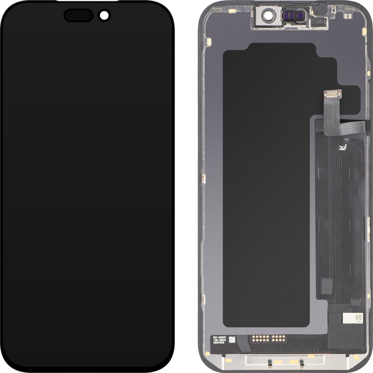 JK Touchscreen Display for Apple iPhone 17 Pro Max, with Frame, Movable IC In-Cell LCD Version, Black