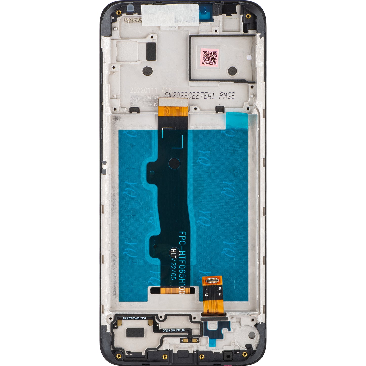 Motorola Moto Moto E7i Power / E7 Power Touchscreen Display, with Frame, Black, Service Pack 5D68C18235