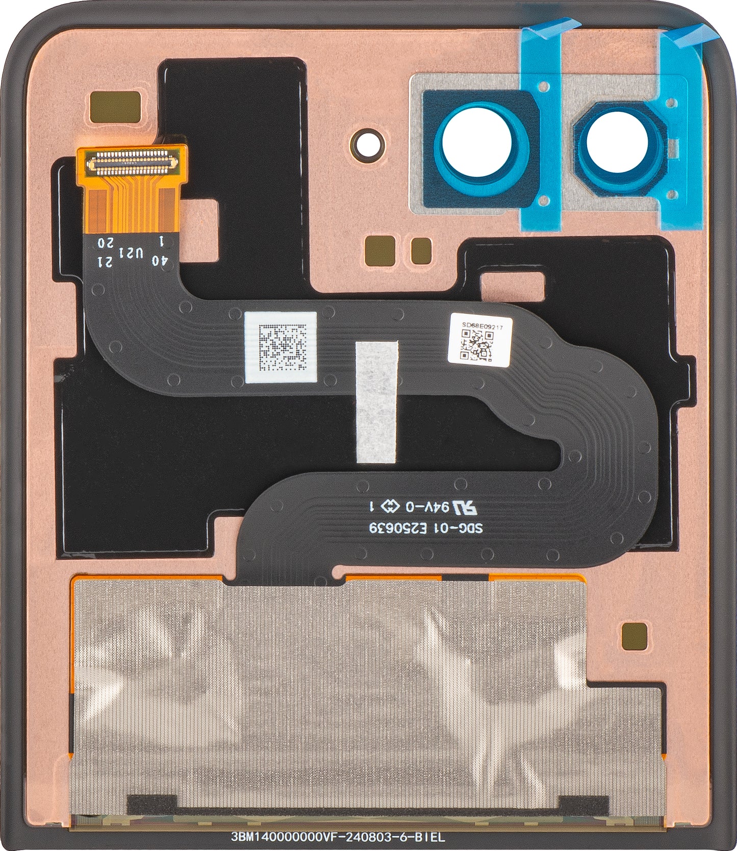 Motorola Razr+ 2025 / Razr+ 2024 / Razr 50 Ultra Display with Touchscreen, Sub Outer, Service Pack 5D68C24593