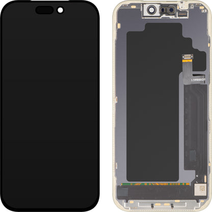 MP Touchscreen Display compatible with Apple iPhone 17 Pro, with Frame, OLED FHD IC Movable Version, Black