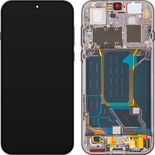 Oppo Find X9 Pro Display with Touchscreen, with Frame, Grey (Titanium Charcoal), Service Pack 621029000720