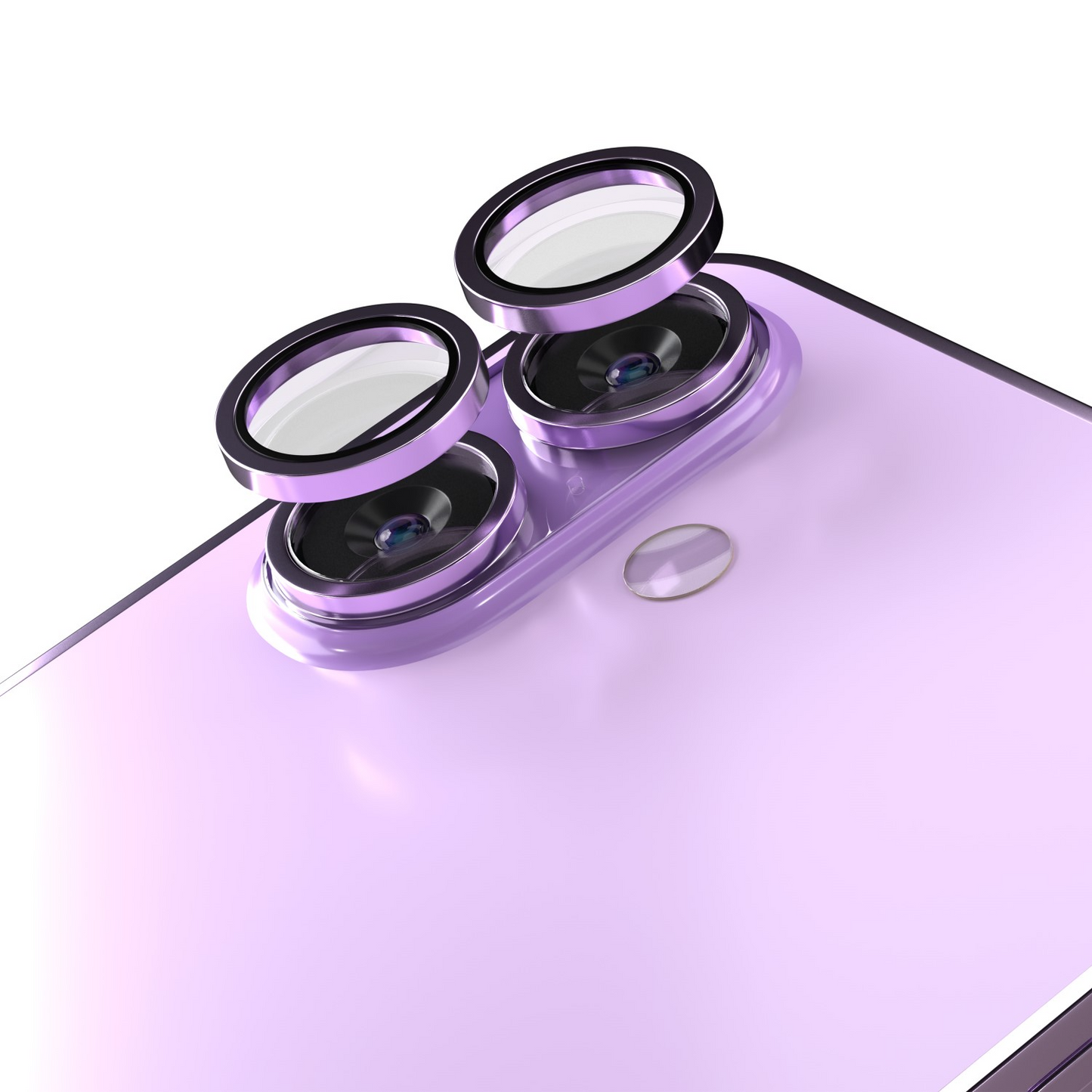 Etteri Rear Camera Protective Film for Apple iPhone 17, Tempered Glass, Purple