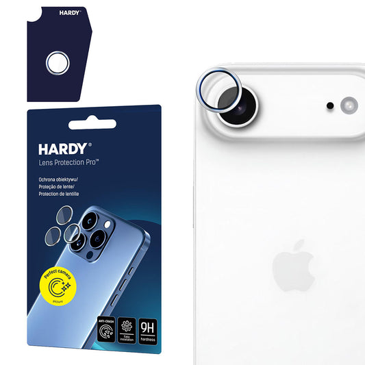 Back Camera Protective Film 3MK Hardy Protection Pro for Apple iPhone 17 Air, Tempered Glass, Silver