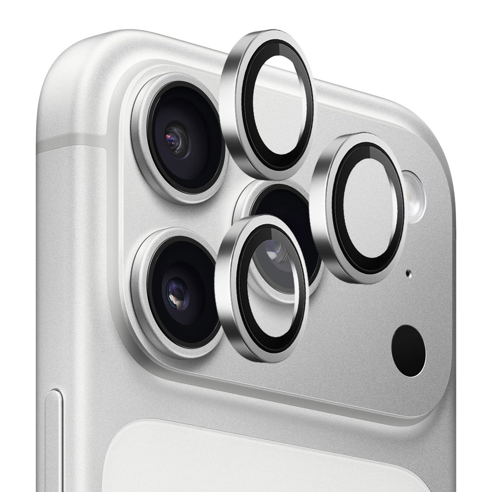 Blueo 99 Anti-Reflective HD Back Camera Protection Film for Apple iPhone 17 Pro Max / 17 Pro, Tempered Glass, Silver