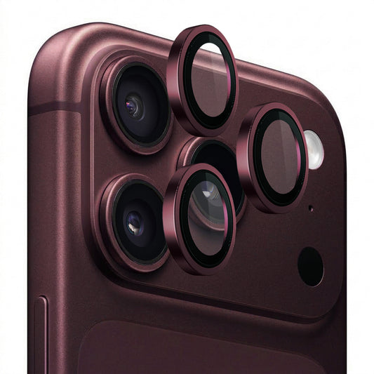 Blueo 99 Anti-Reflective HD Rear Camera Protector for Apple iPhone 18 Pro / 18 Pro Max, Tempered Glass, Burgundy