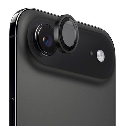 Blueo Metal Frame Rear Camera Protection Film for Apple iPhone 17 Air, Tempered Glass, Black
