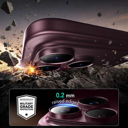 ESR Armorite Pro Rear Camera Protective Film for Apple iPhone 18 Pro Max, Tempered Glass, Dark Burgundy