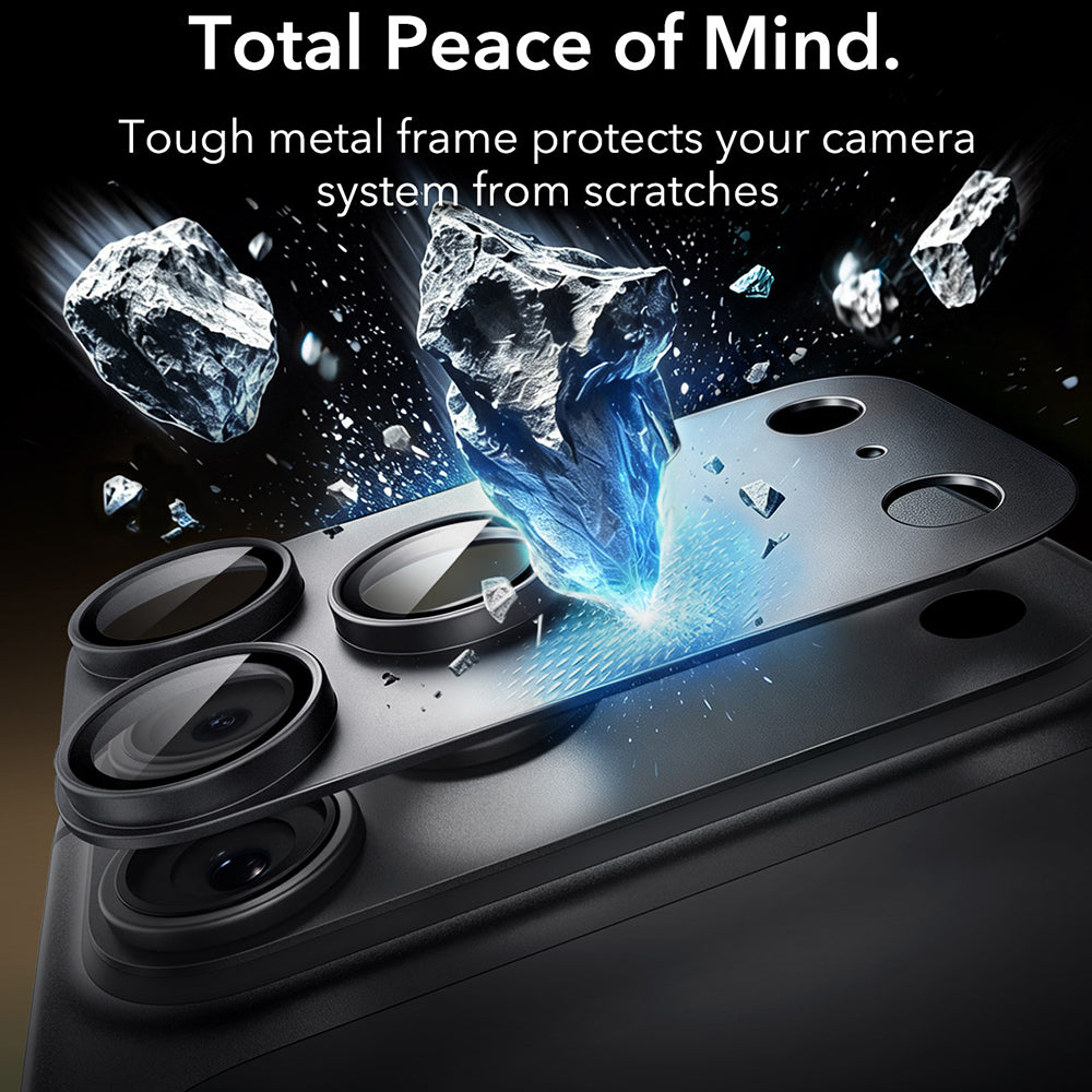 ESR Armorite Pro Rear Camera Protective Film for Apple iPhone 18 Pro, Tempered Glass, Black