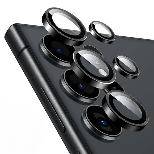 Lito S+ Rear Camera Protection Film for Samsung Galaxy S26 Ultra, Tempered Glass, Black