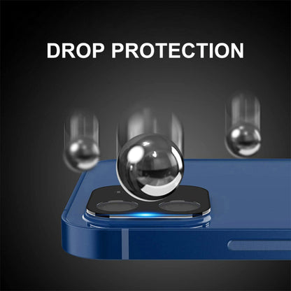 Techsuit Rear Camera Protective Film for Apple iPhone 17 Pro, Tempered Glass, Dark Blue