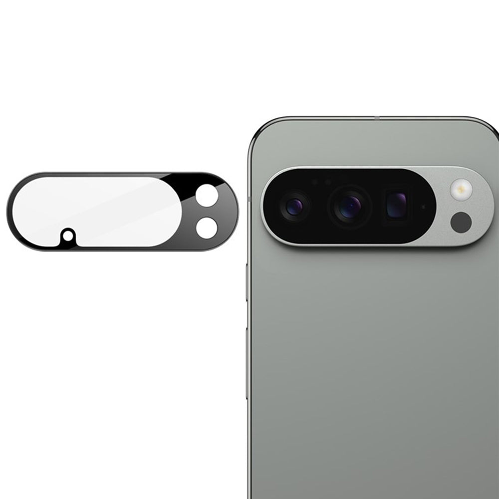 Techsuit Rear Camera Protective Film for Google Pixel 10 Pro XL, Tempered Glass, Black