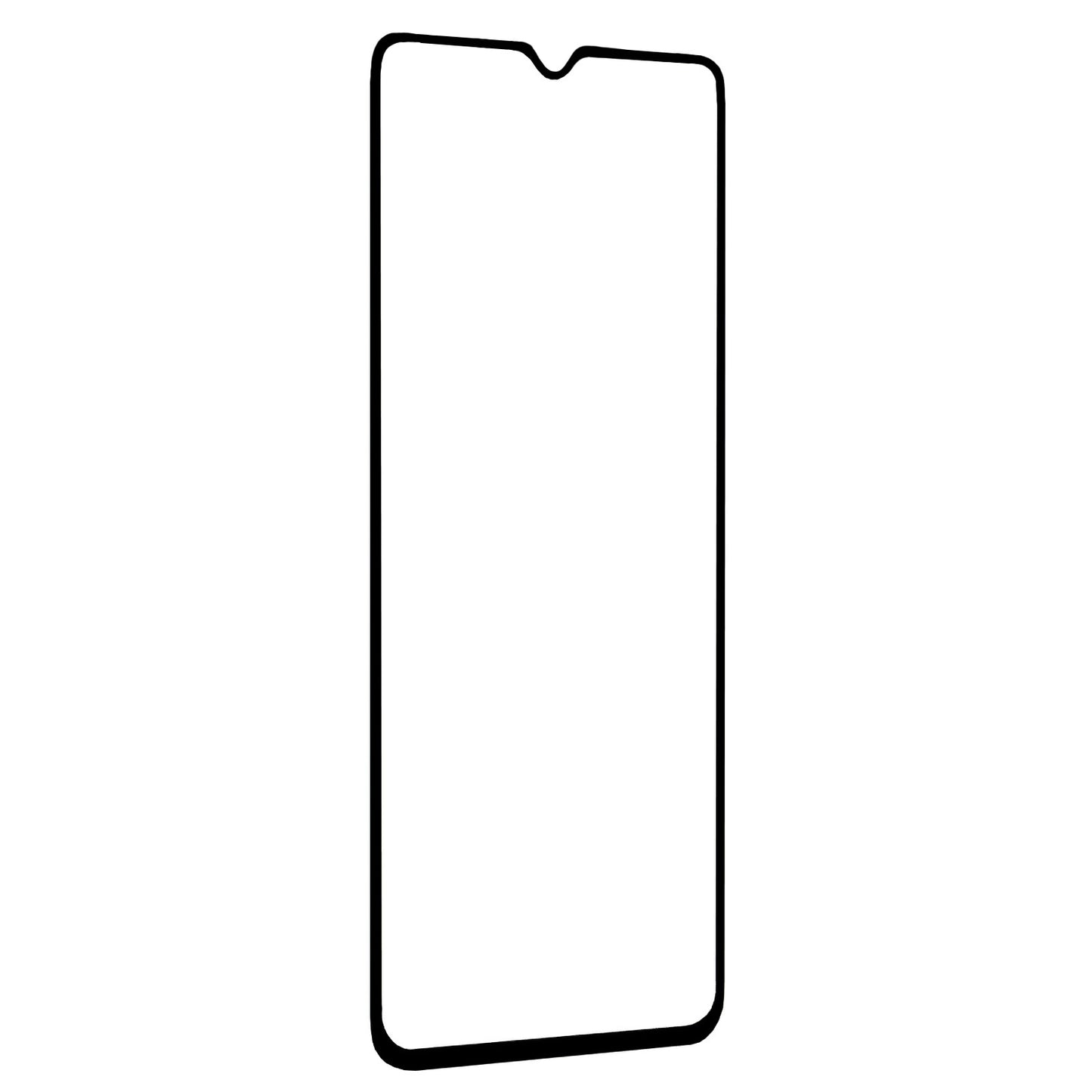 OEM Screen Protector for Samsung Galaxy A06 A065, Tempered Glass, Full Glue, 5D, Black