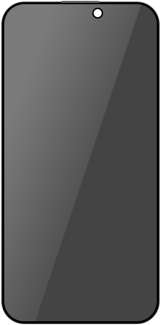 OEM Updated Privacy Screen Protector for Apple iPhone 16 Pro, Tempered Glass, Full Glue