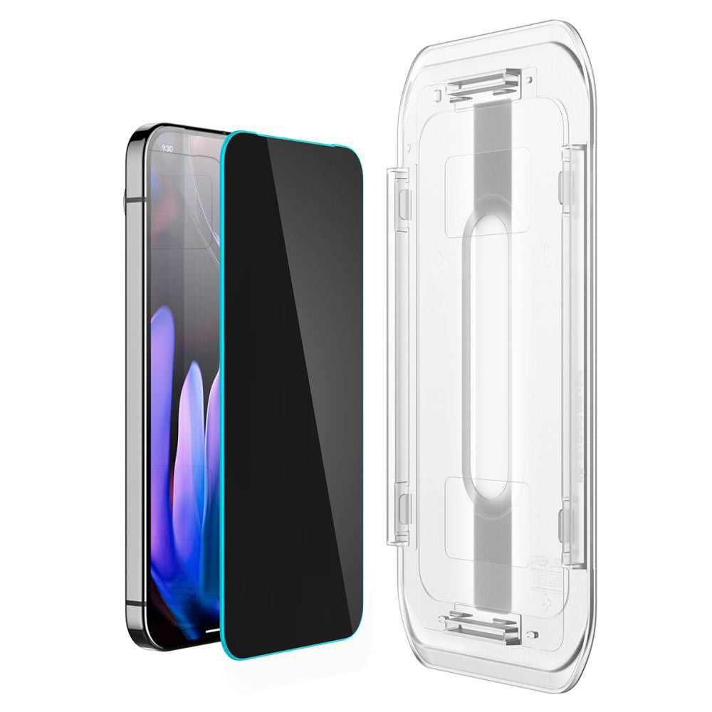 Spigen GlastR EZ FIT Privacy Screen Protector for Google Pixel 9 Pro XL, Tempered Glass, Full Glue, Set of 2 pieces AGL09313