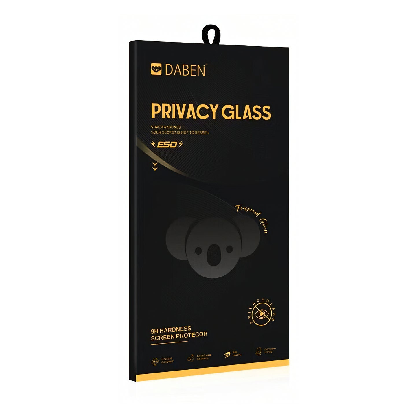 Privacy Bear Screen Protector for Apple iPhone 17, Tempered Glass, Full Glue