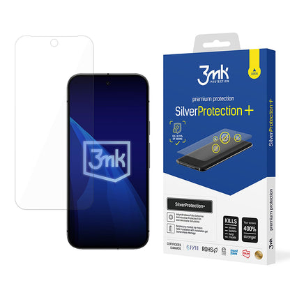 3MK Silver Protect+ Screen Protector for Google Pixel 9a, Plastic