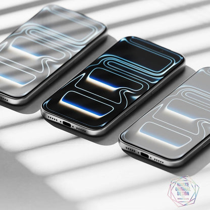 Ringke Easy Slide AR Screen Protector for Apple iPhone 17 Pro, Tempered Glass, Full Glue, 2.5D, Black