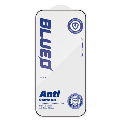 Blueo Anti-Static HD Screen Protector for Samsung Galaxy S26 S942, Tempered Glass, Full Glue, Black