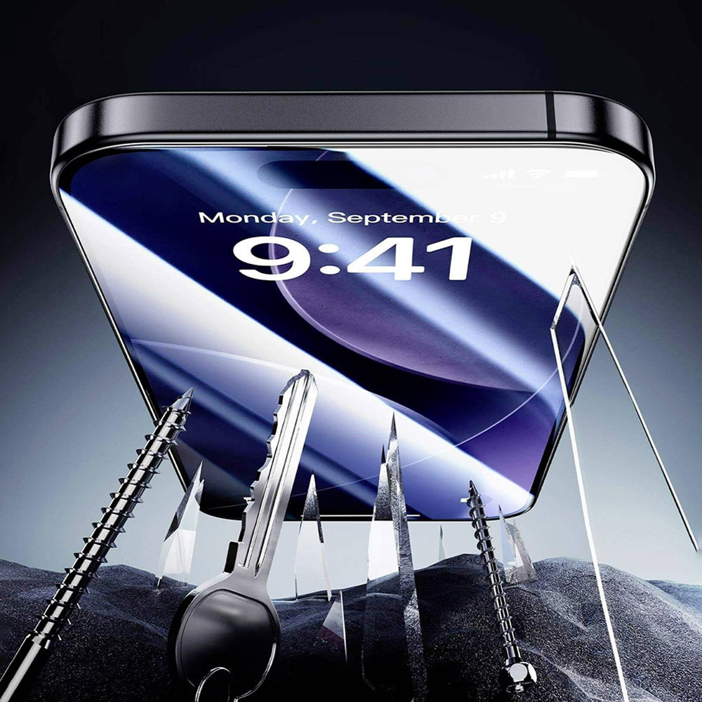 ESR Armorite UltraFit Screen Protector for Apple iPhone 17 Pro Max, Tempered Glass, Full Glue, Set of 2 Pieces, Black