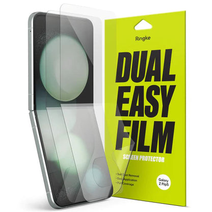 Ringke Dual Easy Interior Screen Protector for Samsung Galaxy Z Flip5 F731, Plastic, Set of 2 Pieces