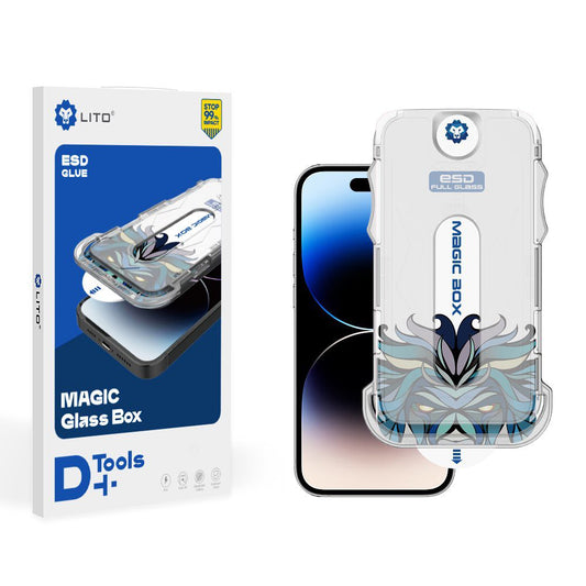 Lito Magic Glass Box D+ Tools Screen Protector for Apple iPhone 11 / XR, Tempered Glass, Full Glue