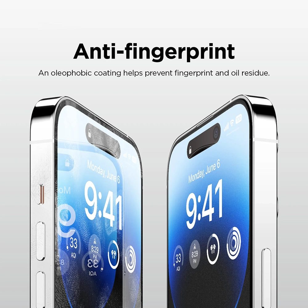 Anank Matte Screen Protector 5X Reinforced for Apple iPhone 17 Pro Max, Tempered Glass, Full Glue, 2.5D, Black