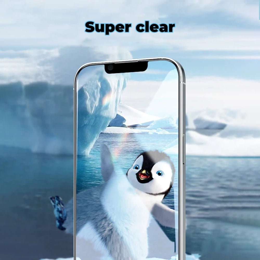 Anank Matte Screen Protector 5X Reinforced for Apple iPhone 17 Pro Max, Tempered Glass, Full Glue, 2.5D, Black