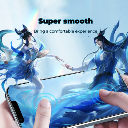 Anank 5X Reinforced Matte Screen Protector for Apple iPhone 17 Pro, Tempered Glass, Full Glue, 2.5D, Black