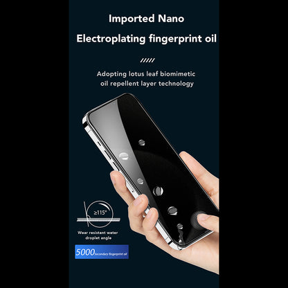 Anank 5X Reinforced 360 Privacy Screen Protector for Apple iPhone 17 Pro Max, Tempered Glass, Full Glue, 2.5D