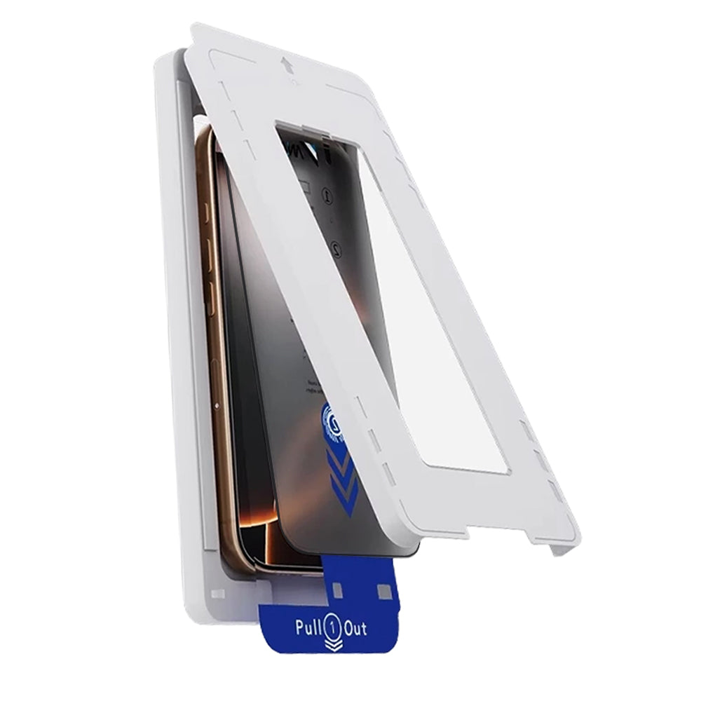 Anank 5X Reinforced Privacy Screen Protector Applicator for Apple iPhone 17 Air, Tempered Glass, Full Glue, 2.5D