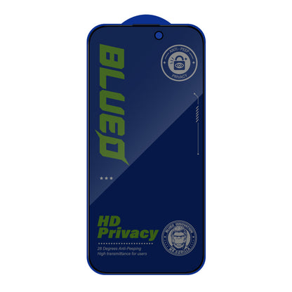 Blueo Anti-Peep Privacy Screen Protector for Samsung Galaxy S26 Plus S947, Tempered Glass, Full Glue, Set of 5 Pieces