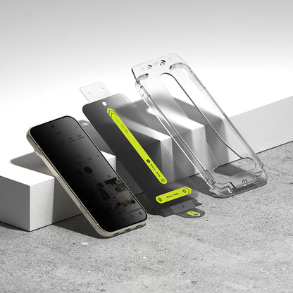 Ringke Easy Slide Privacy Screen Protector for Google Pixel 11 Pro / 10 Pro / 9 Pro, Tempered Glass, Full Glue, Set of 2 pieces
