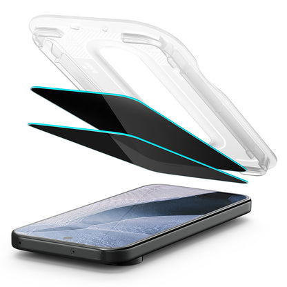 Spigen GlastR EZ FIT Pro Privacy Screen Protector for Google Pixel 11 Pro / 10 Pro, Tempered Glass, Full Glue, Set of 2 pieces AGL11481