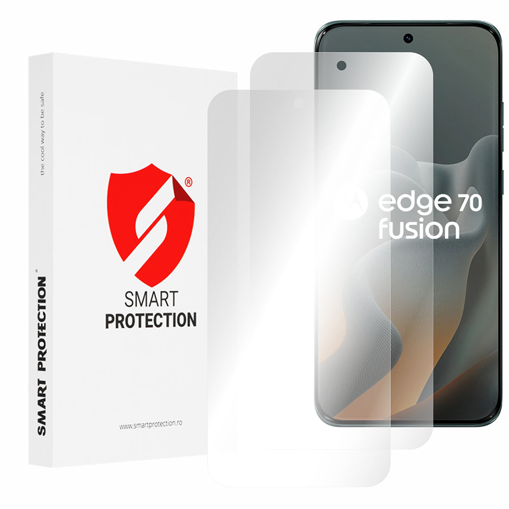 Smart Protection Premium Classic Screen Protector for Motorola Edge 70 Fusion, Plastic, Set of 2 Pieces
