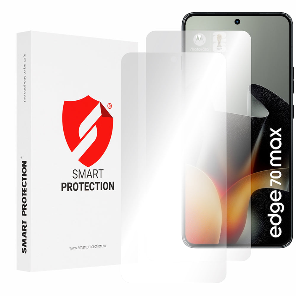 Smart Protection Premium Classic Screen Protector Film for Motorola Edge 70 Max, Plastic, Set of 2 pieces