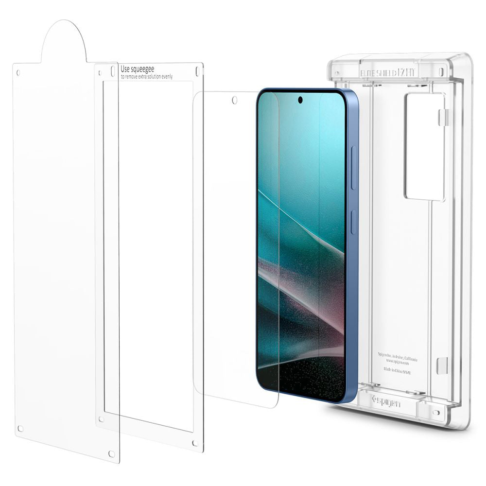 Spigen Elite Shield EZ FIT HD Screen Protector for Samsung Galaxy S25+ S936, Plastic AFL09087